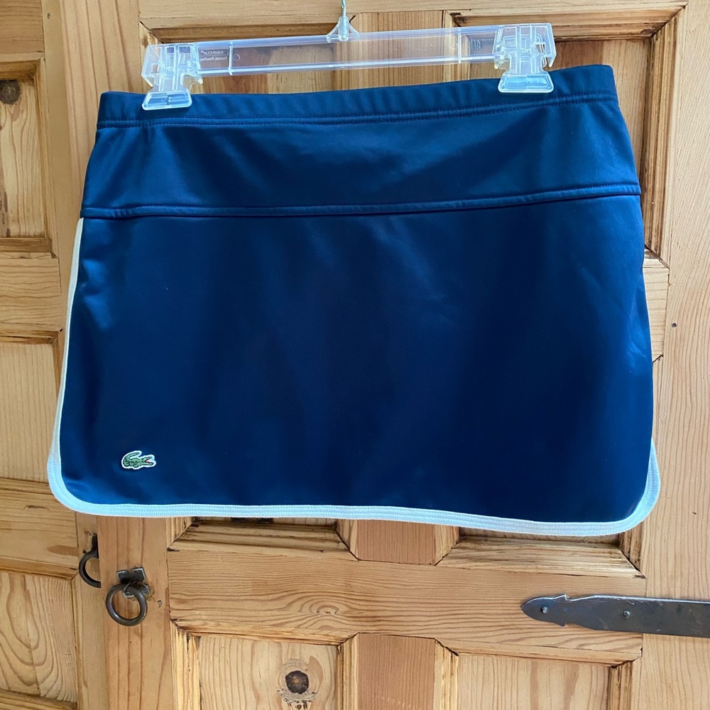 Lacoste Women's Dark Blue Mini Skirt
